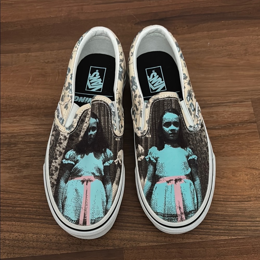 Vans Slip-On Shoes - Black and Blue